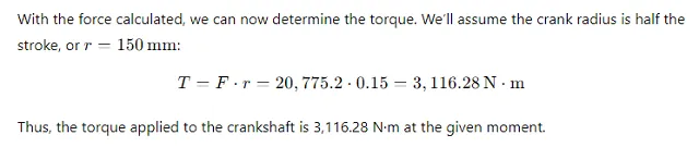 The connecting rod of an IC engine is 450 mm long and has a